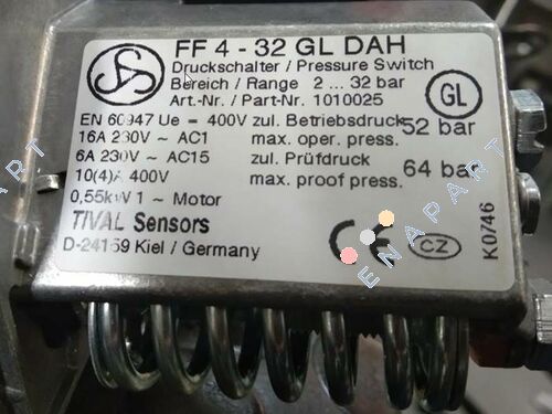 1010026 / FF 4-32 GL DAH Pressostat