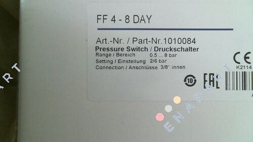 1010084 / FF4- 8 DAY pressostat