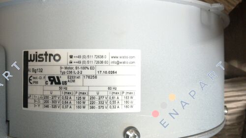 17.10.0254 moteur triphasé bipolaire