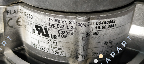 P15.50.0661 bride de ventilateur